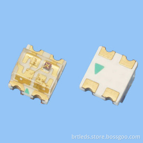 SMD LED, 0805 Package, Yellow SMD LED, 2.0 x 1.25 x 1.0mm, Typical Luminous Intensity of 150mcd